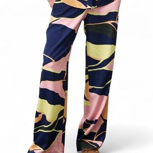 FRNCH Paris Multicolor Abstract Pants